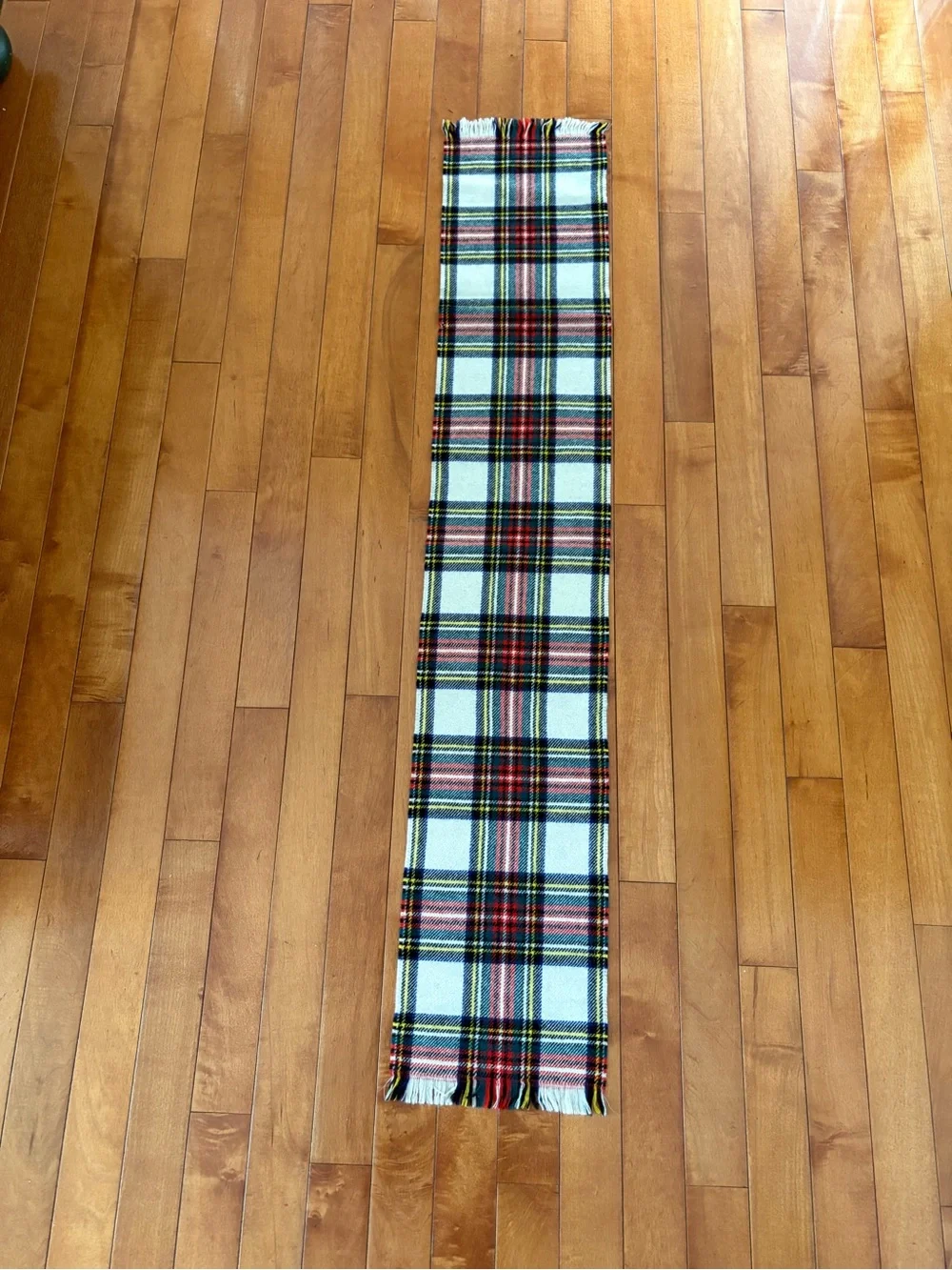 Scottish Lambswool Tartan Scarf - Multi-Color Like Brand New.
